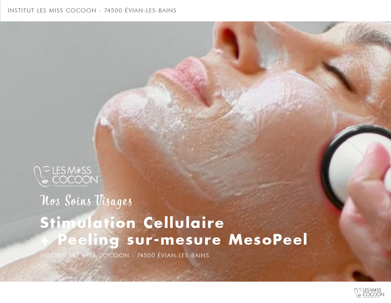Soin Visage teint terne - Technologie Stimulation Cellulaire + Peeling Sur Mesure MesoPeel – Image 1